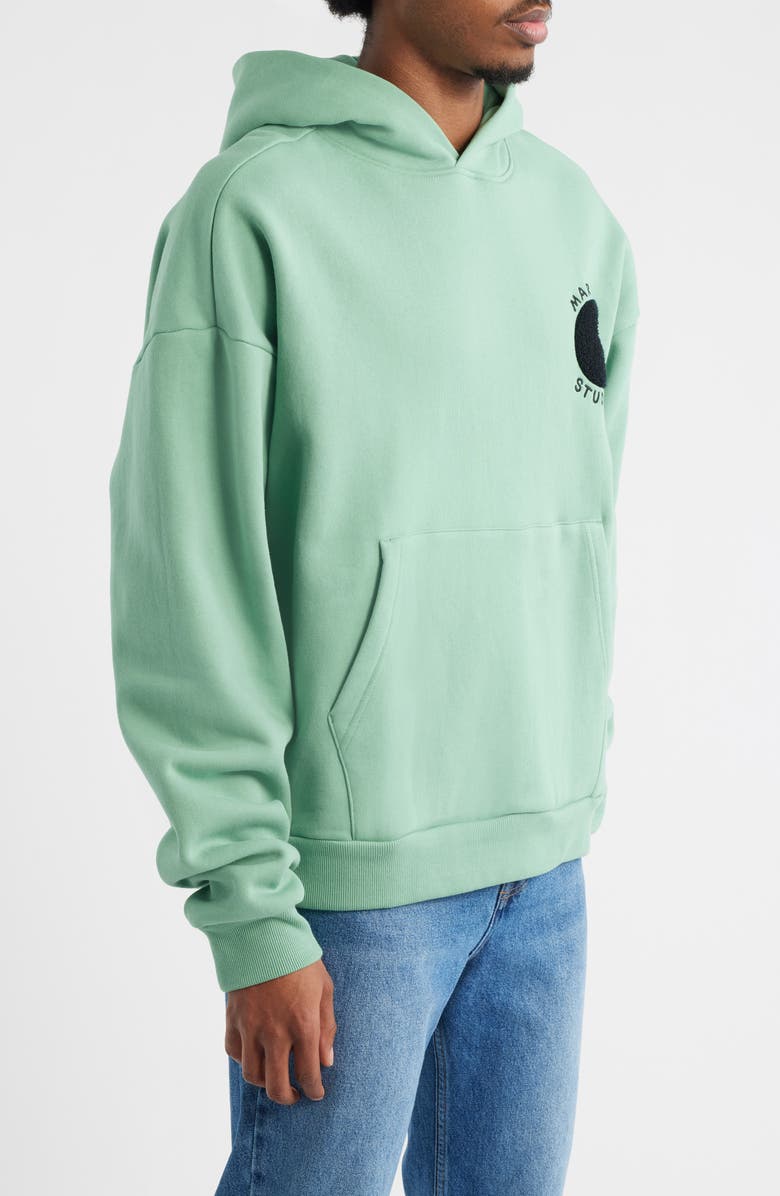 MARKET Eight Ball Embroidered Hoodie, Alternate, color, Green