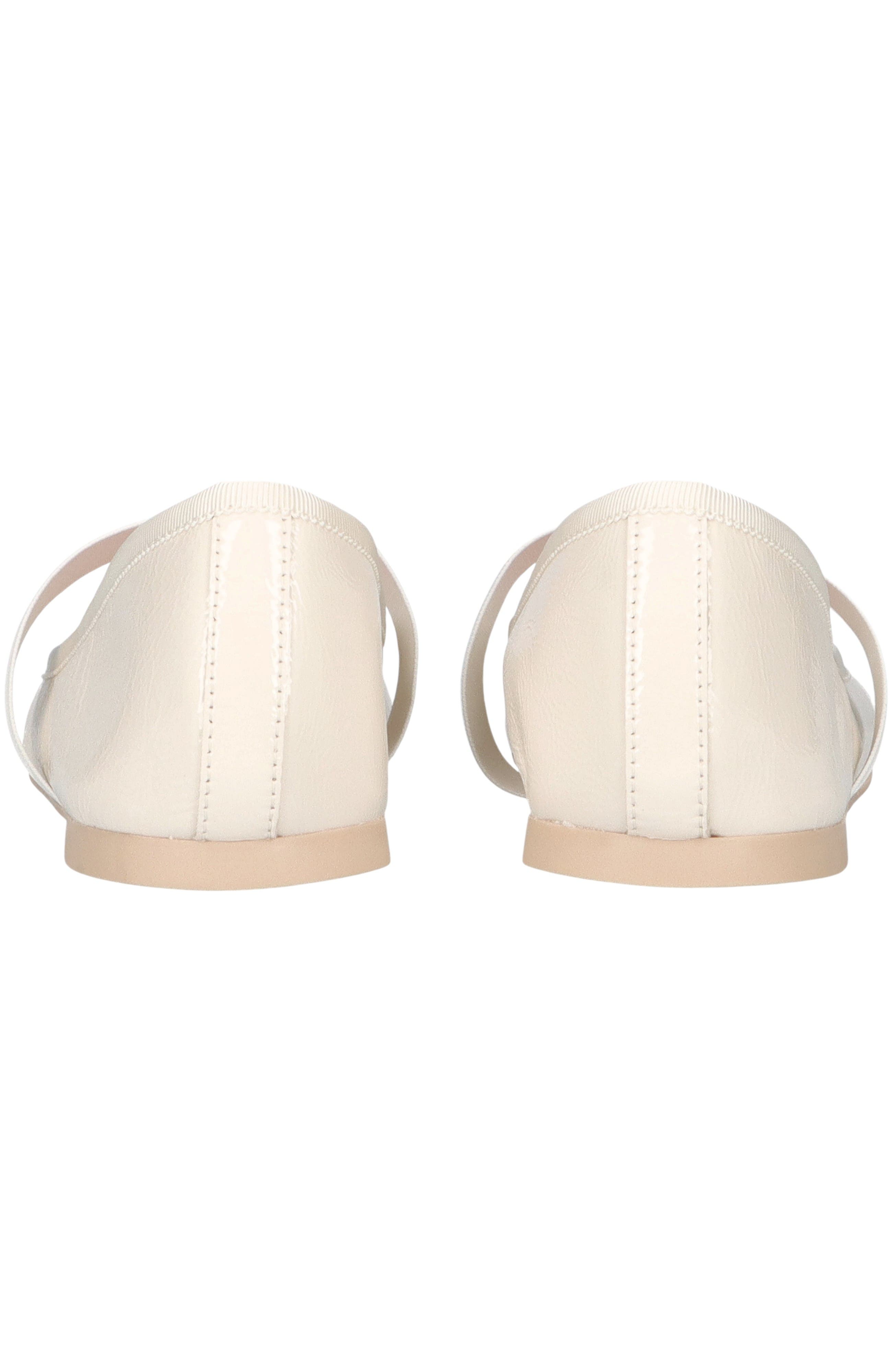 Pretty Ballerinas Round Toe Sacchetto Ballet Flat, Alternate, color, White