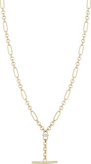 Zoë Chicco 14K Gold Paper Clip Rolo Chain Necklace