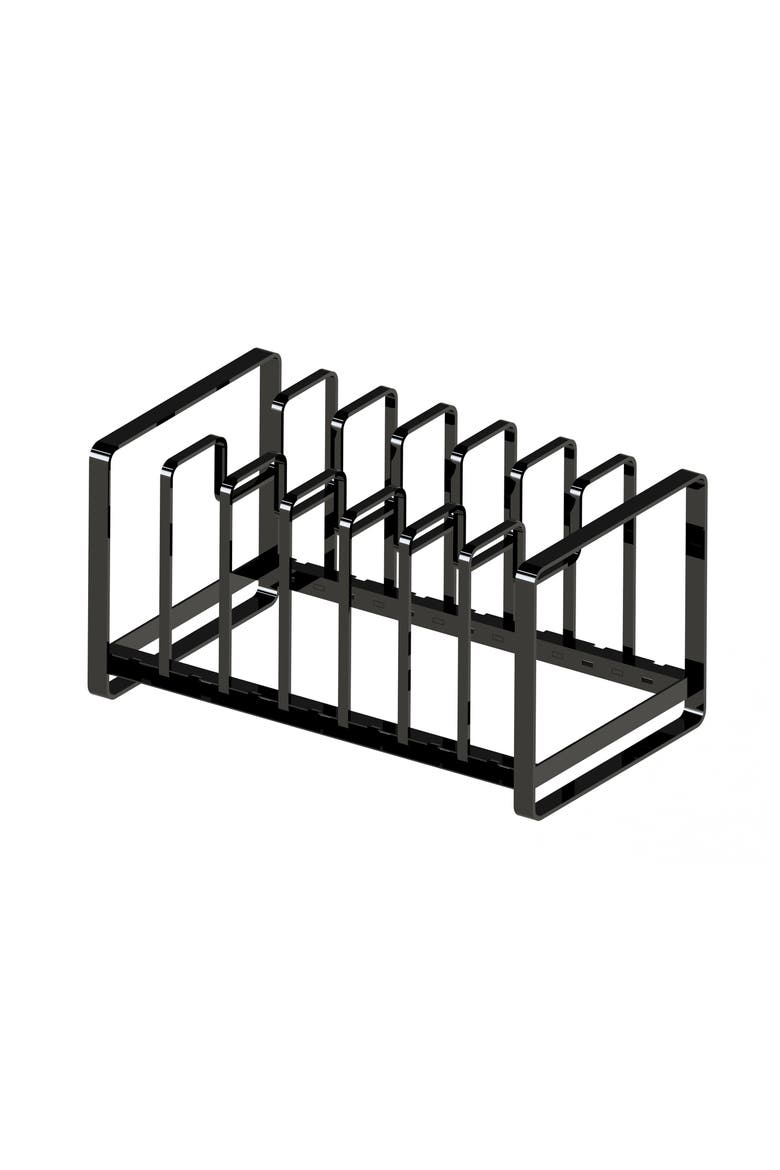 Cupboard Storage Rack, Main, color, BLACK