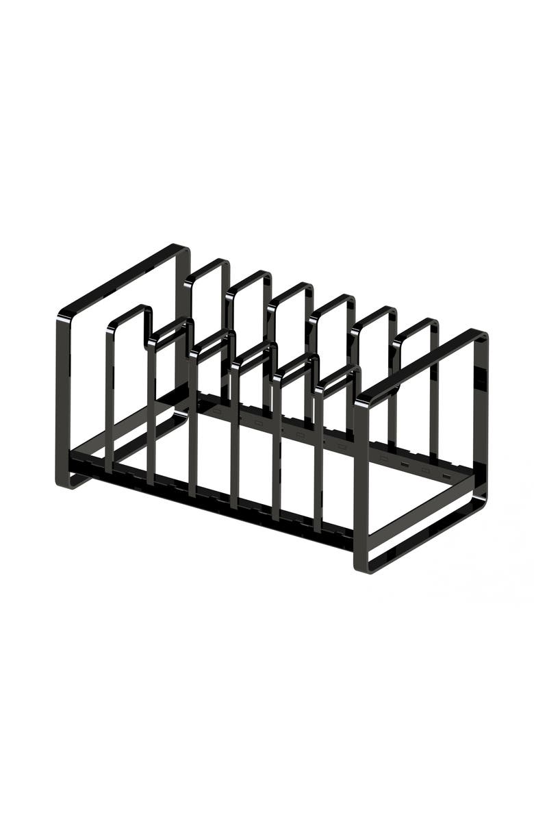 Yamazaki Cupboard Storage Rack, Main, color, Black