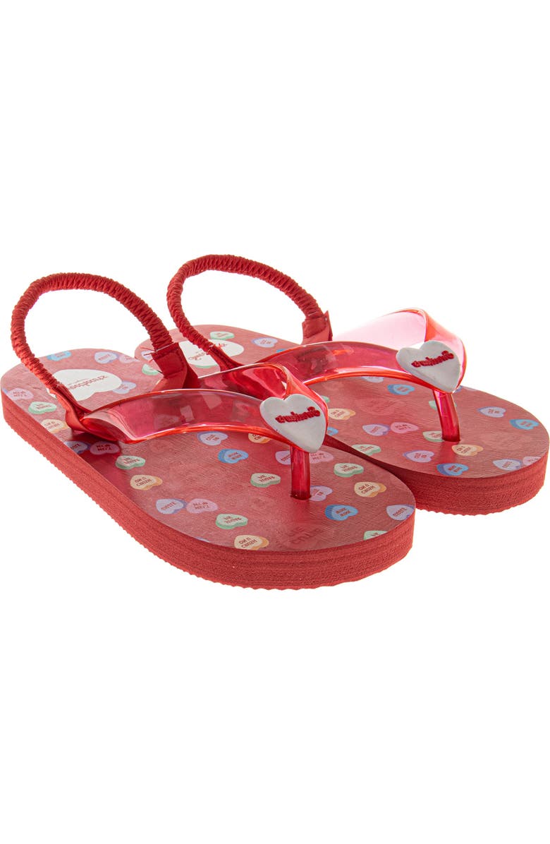 SweetHearts Flip Flops, Main, color, Red