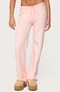 EDIKTED Montanna Knit Drawstring Pants