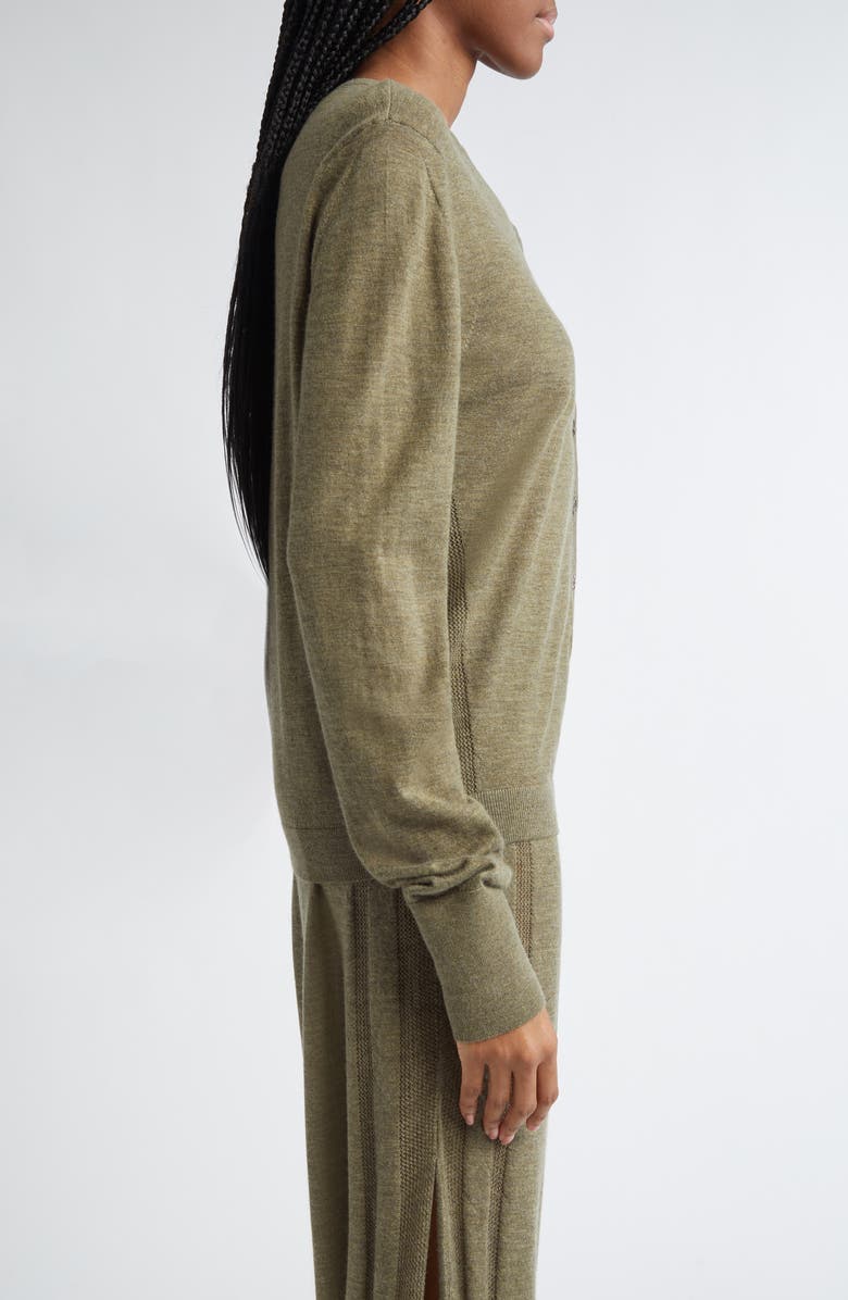 Diotima Barton Cashmere Henley, Alternate, color, Bay Leaf