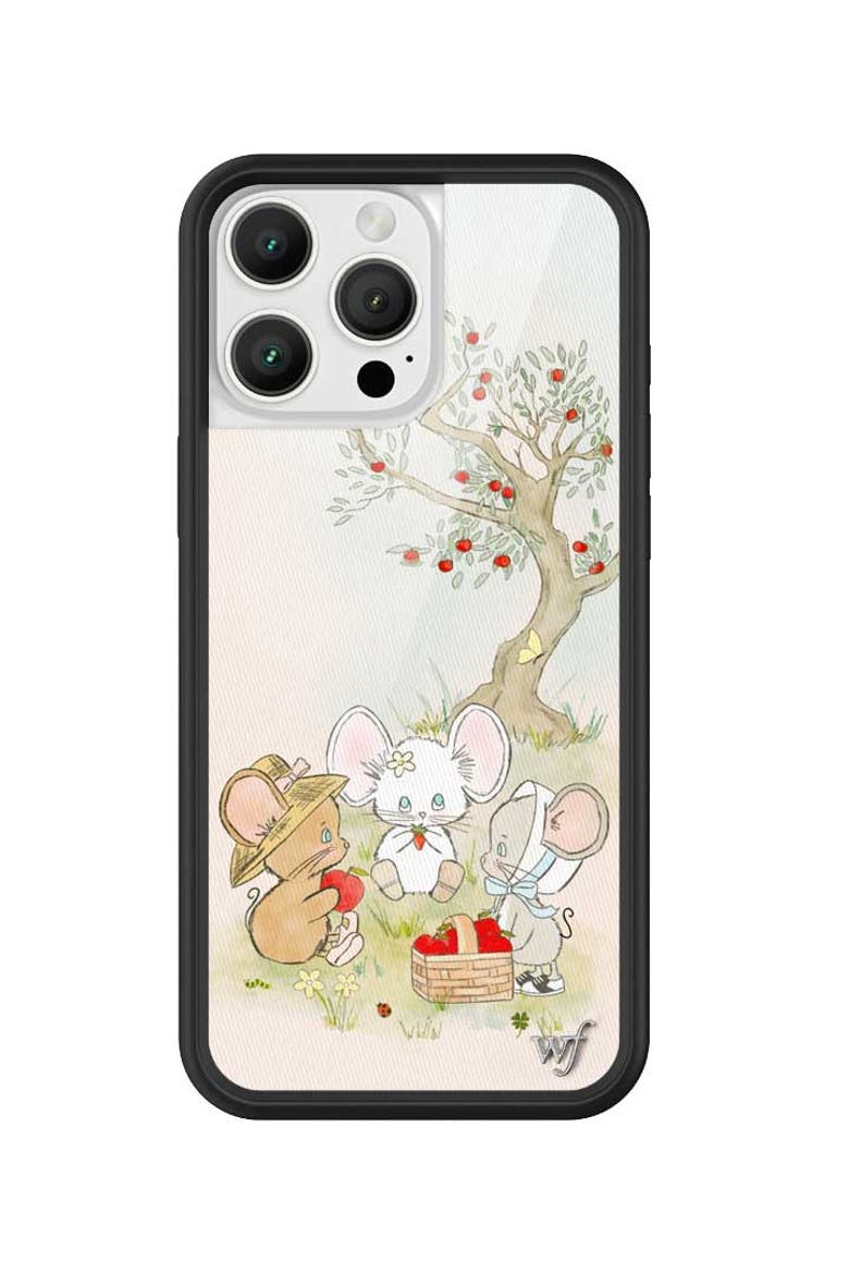 Mice Friends iPhone Case, Main, color, Tan