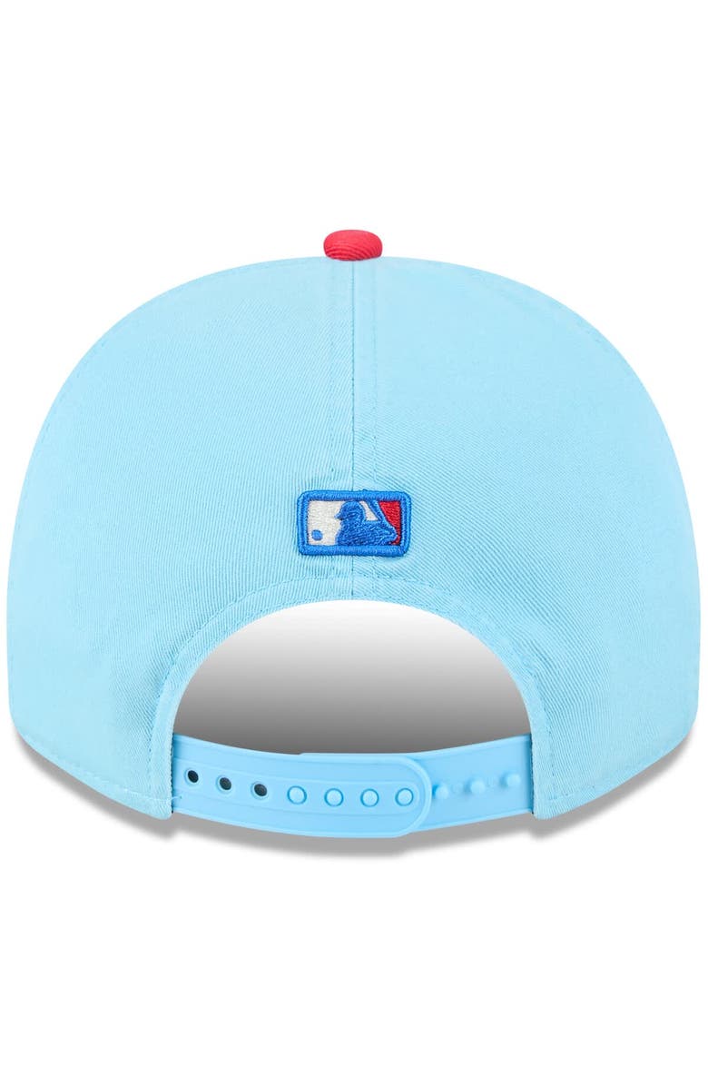 New Era Men's New Era Light Blue/Red Arizona Diamondbacks 2025 Fourth of July Golfer Snapback Hat, Alternate, color, 