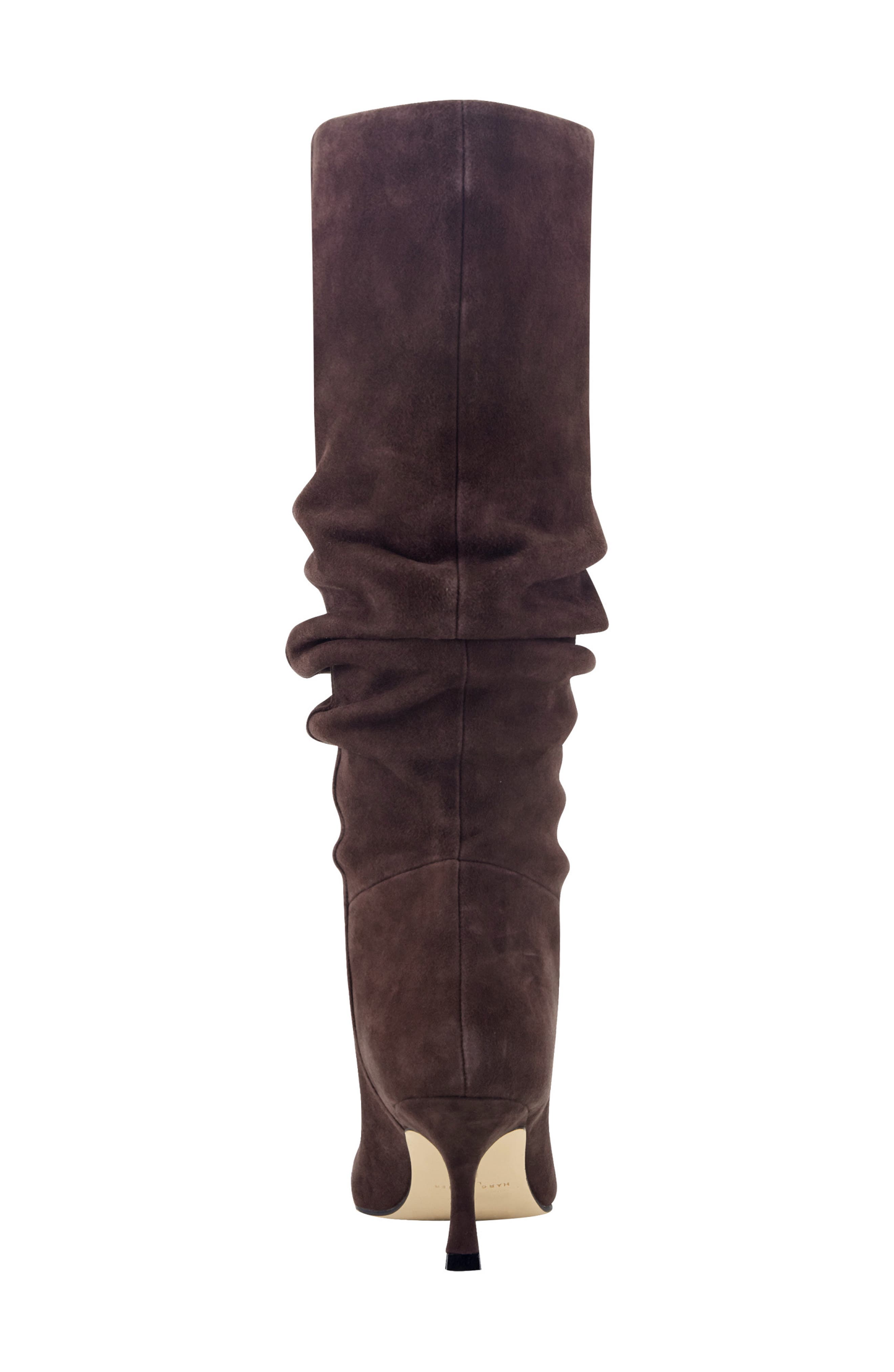 Vinter Pointed Toe Knee High Boot, Alternate, color, DARK RED