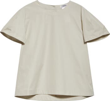 【送料&関税込】'S Max Mara Dahlia Crewneck T-shirt S Max Ma Dahlia cotton jersey T-shirt in white - S Max Mara | Mytheresa