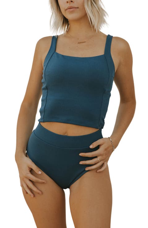 Laguna Square Neck Tankini Top