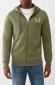 True Religion Floating Horseshoe Zip Hoodie