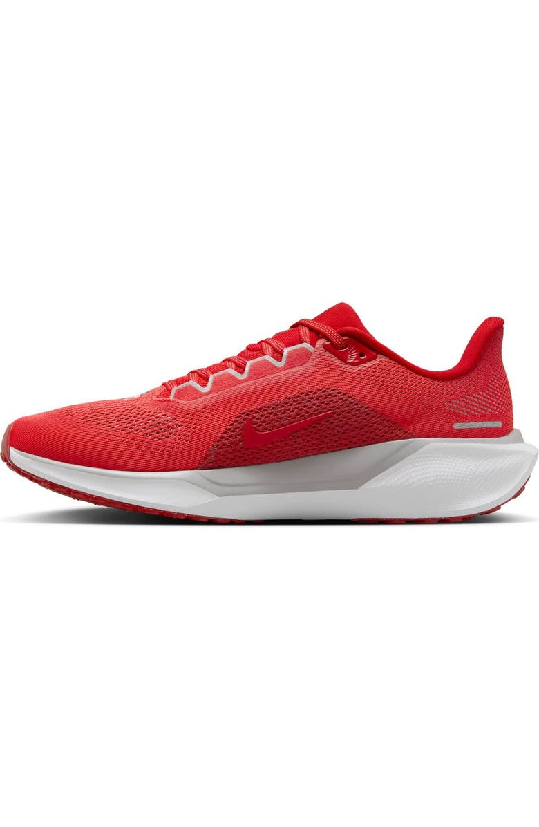Nike Unisex Nike Scarlet Ohio State Buckeyes Zoom Pegasus 41 Running Shoes, Alternate, color,