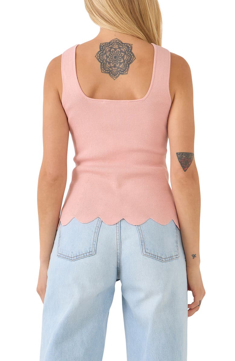 English Factory Scallop Hem Tank Top, Alternate, color,