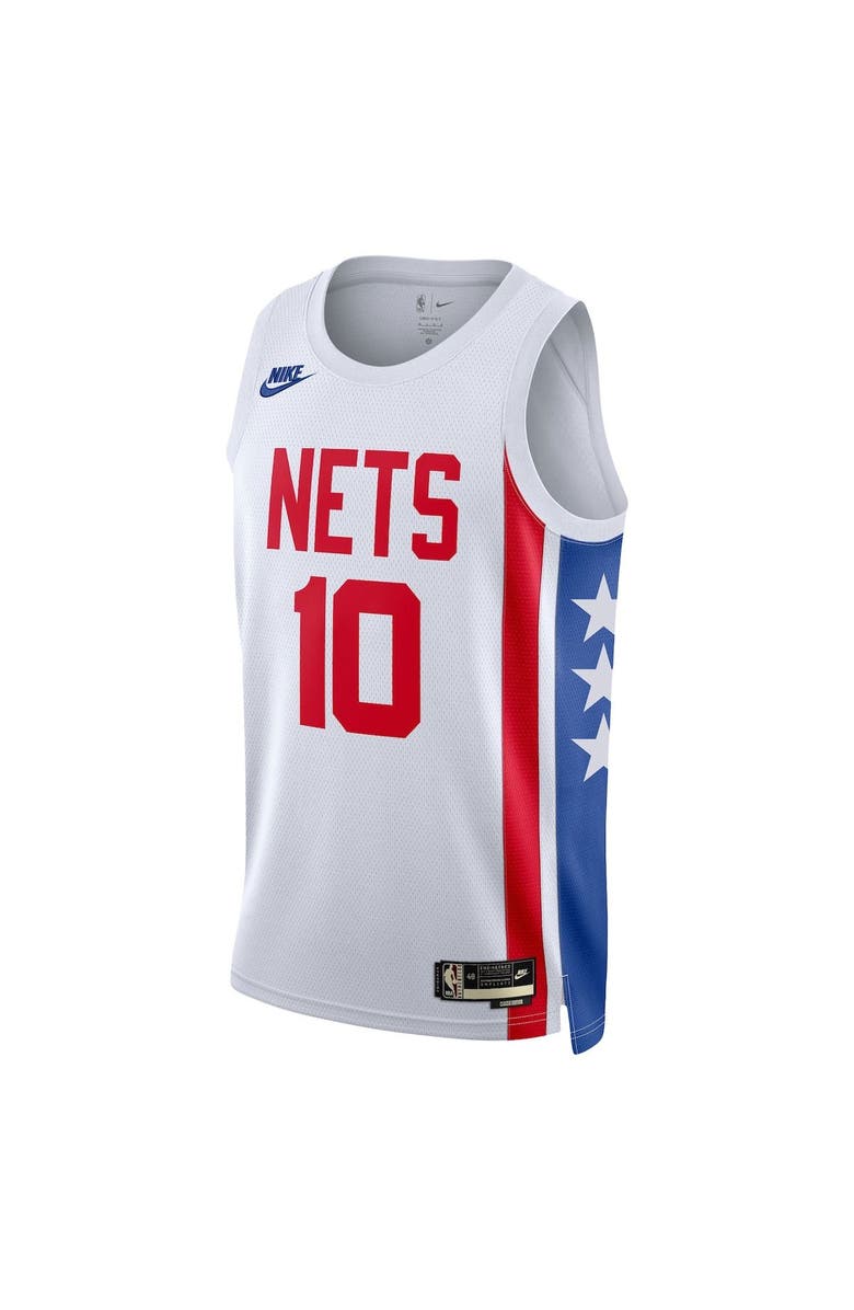Nike Men's Nike Ben Simmons White Brooklyn Nets Swingman Jersey - Classic Edition, Alternate, color, 
