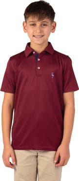 TailorByrd Kids' Solid Knit Polo