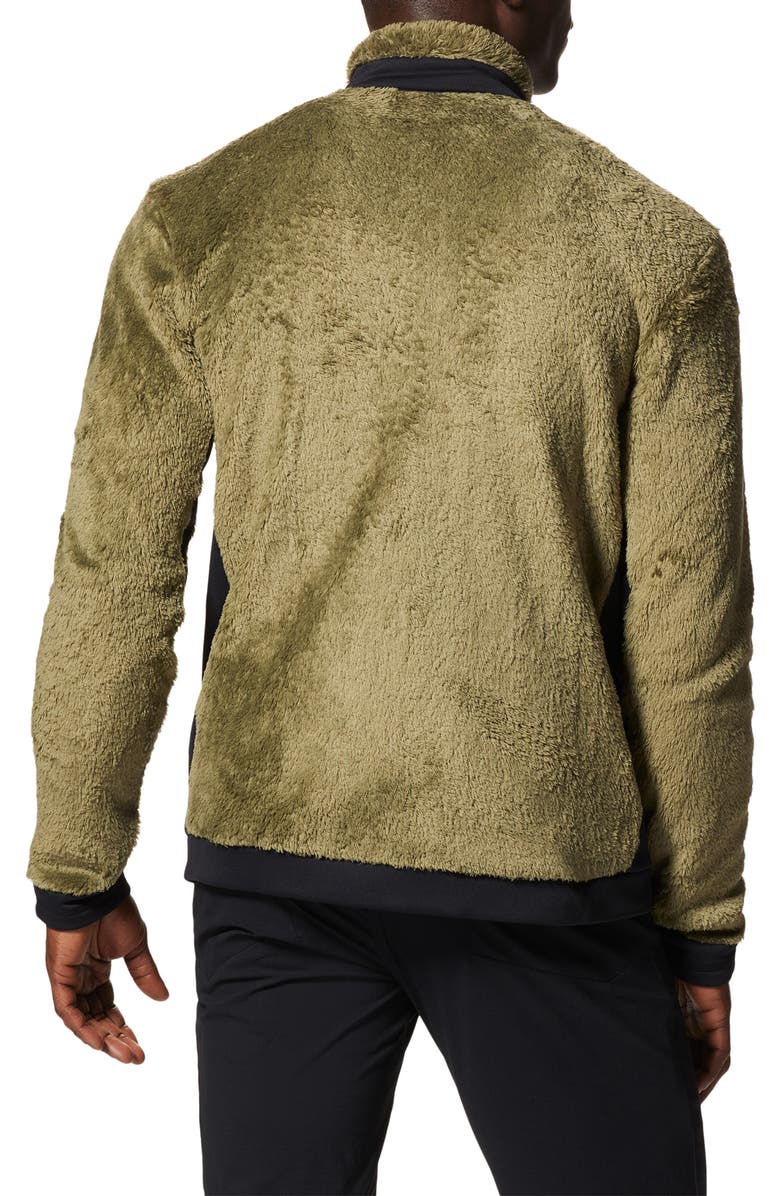 Mountain Hardwear Polartec<sup>®</sup> High Loft Fleece Jacket, Alternate, color, Combat Green/ Black