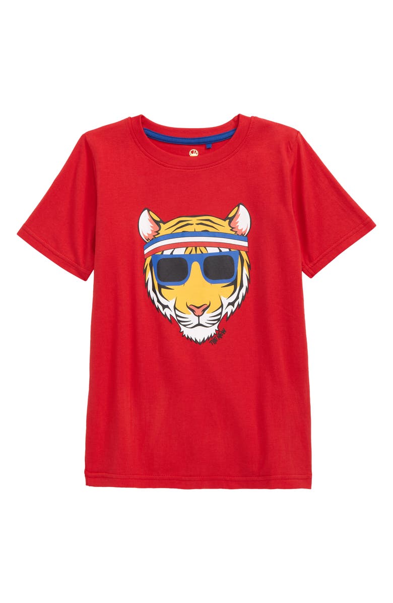 THE NEW Kids' Diego Tiger Organic Cotton Blend Graphic Tee, Main, color,