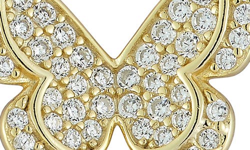 Glaze Jewelry Pavé Cubic Zirconia Butterfly Pendant Necklace
