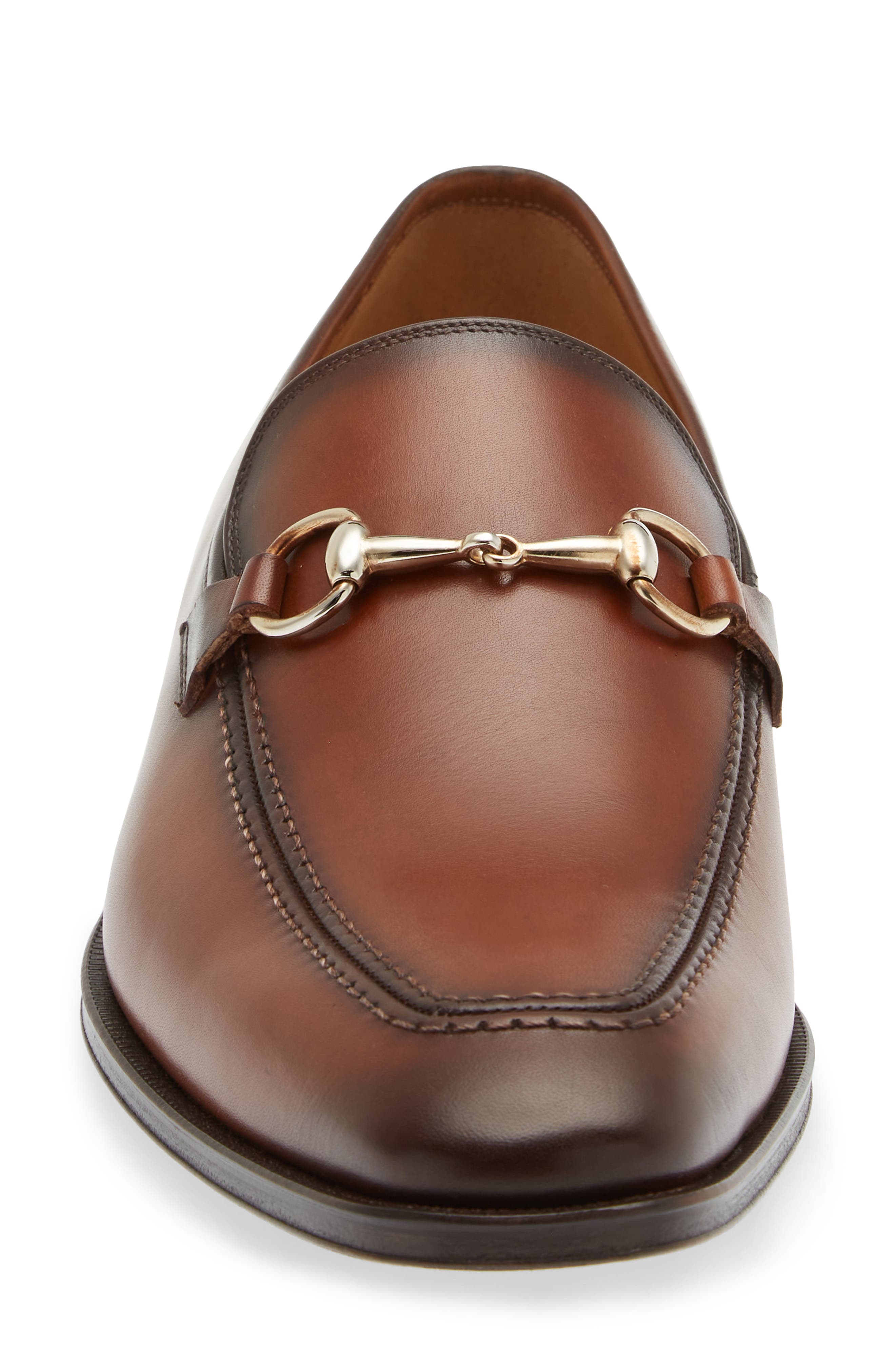 Mezlan 'Tours' Leather Bit Loafer, Alternate, color, 