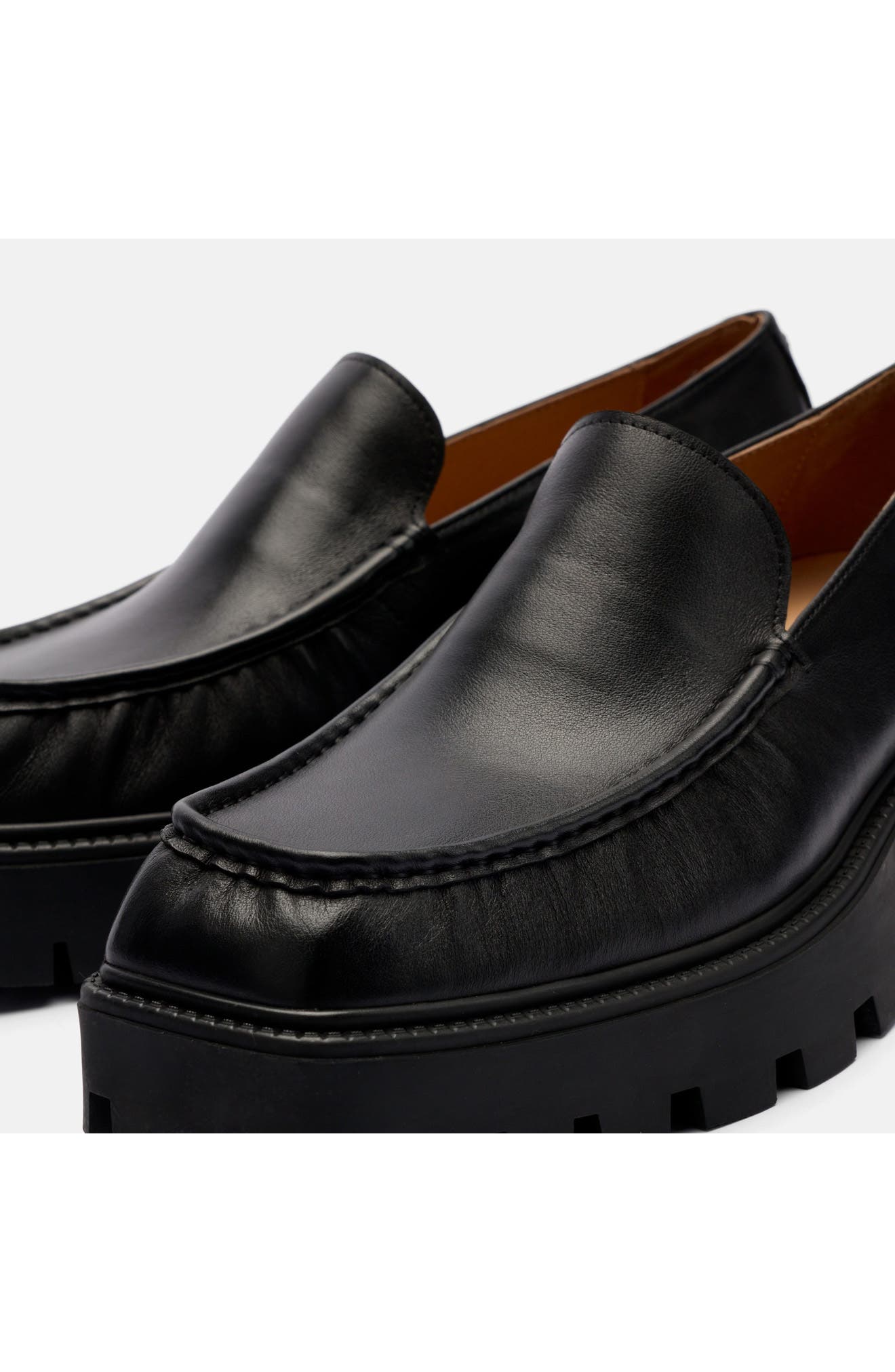 Mercer Leather Loafer, Alternate, color, BLACK