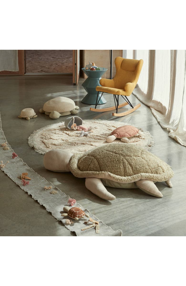 Lorena Canals Soft toy Ride & Roll, Alternate, color, Blue, Olive And Natural