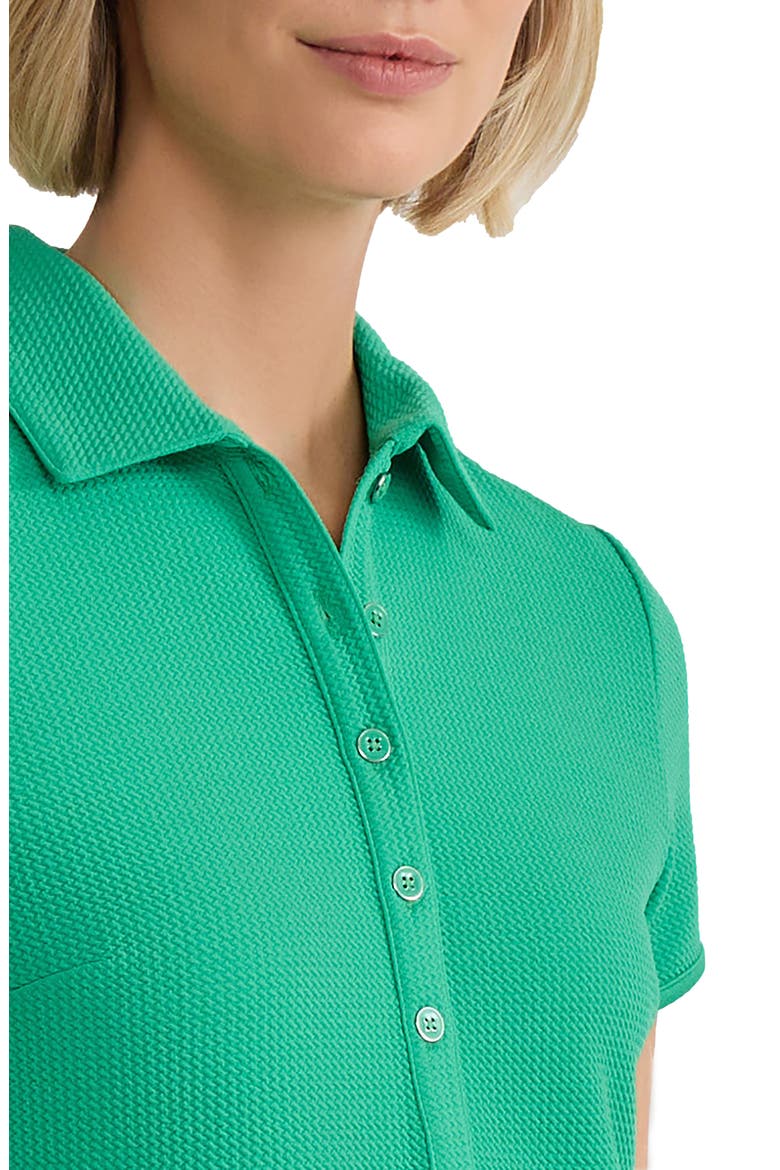 Karolina Pleated Polo Dress, Alternate, color, KELLY