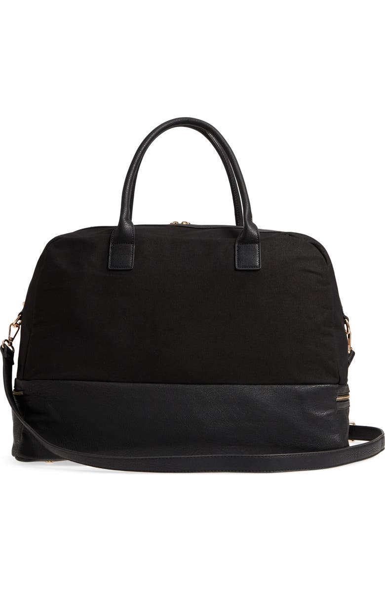 Sole Society Faux Leather Weekend Bag, Alternate, color,