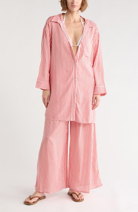 Printed Flowy Long Sleeve Tunic