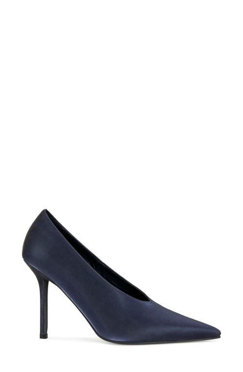 Azalea Wang Patricc Pointed Toe Pump In Blue