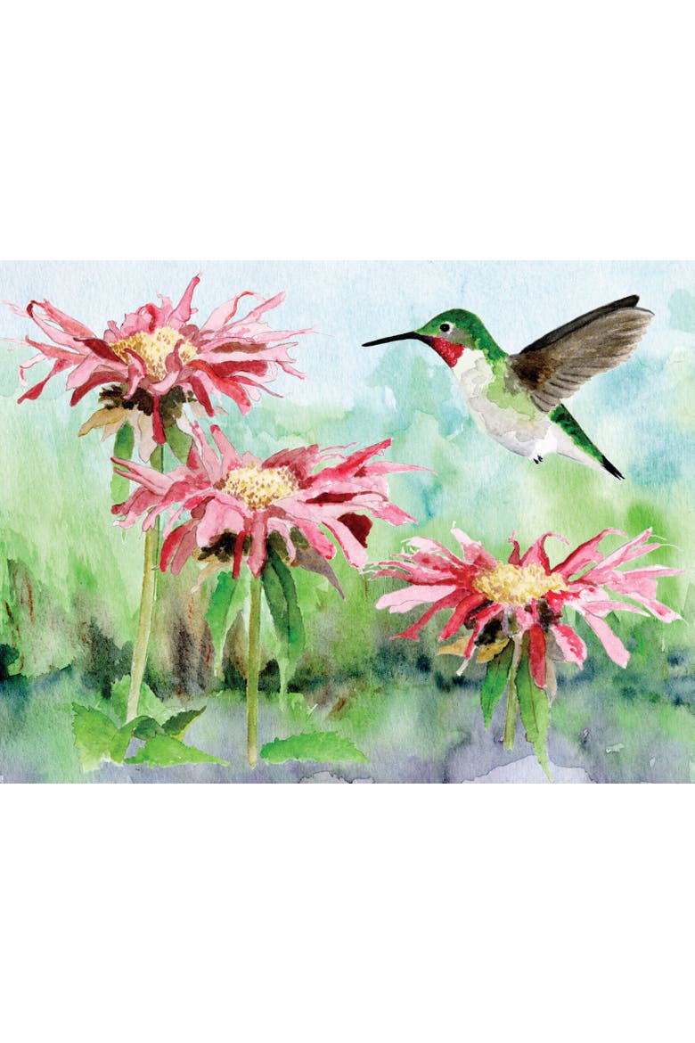 Ruby-throated Hummingbird 1000 Piece Puzzle, Alternate, color, No Color