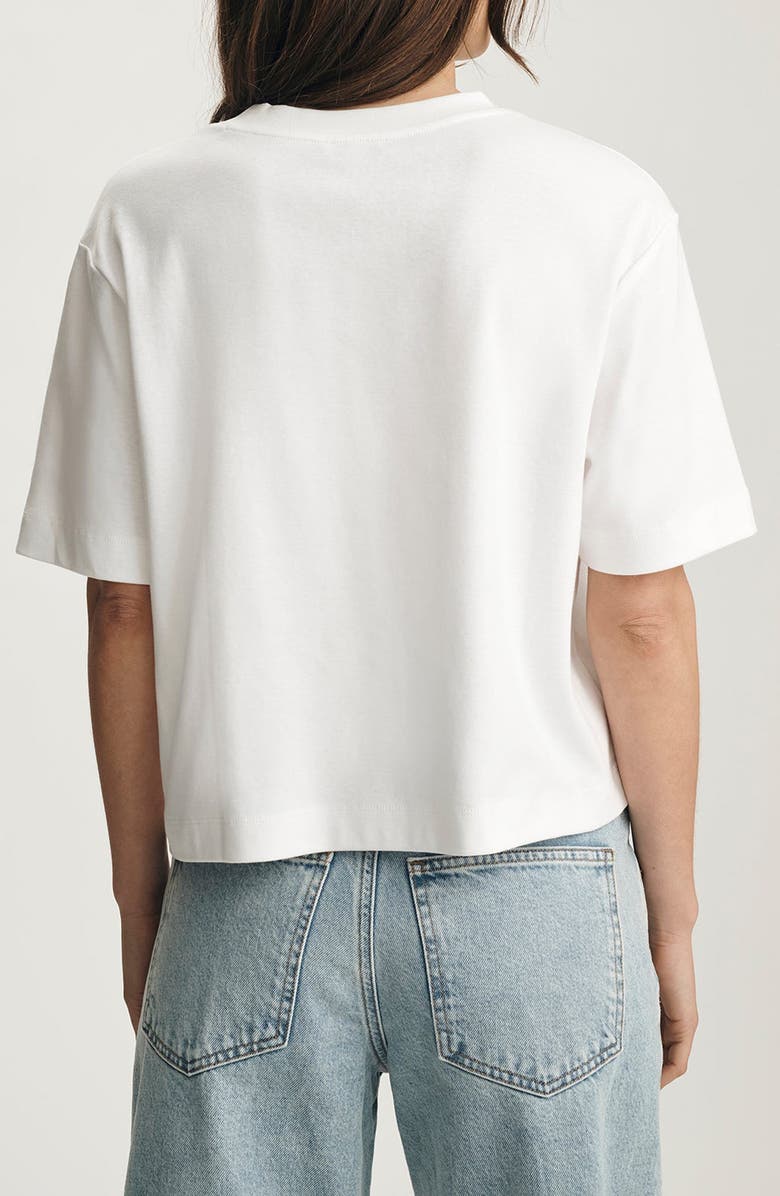 Mavi Jeans Riley Crewneck T-Shirt, Alternate, color, White