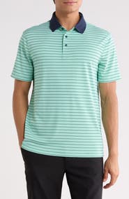 G/FORE Herringbone Stripe Performance Polo