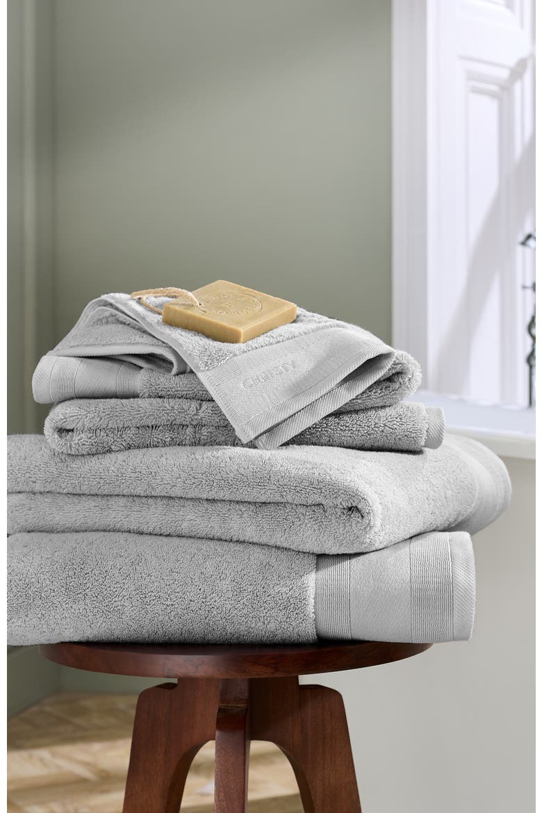 Signature Luxury 100% Cotton Hand Towels, Alternate, color, Platinum