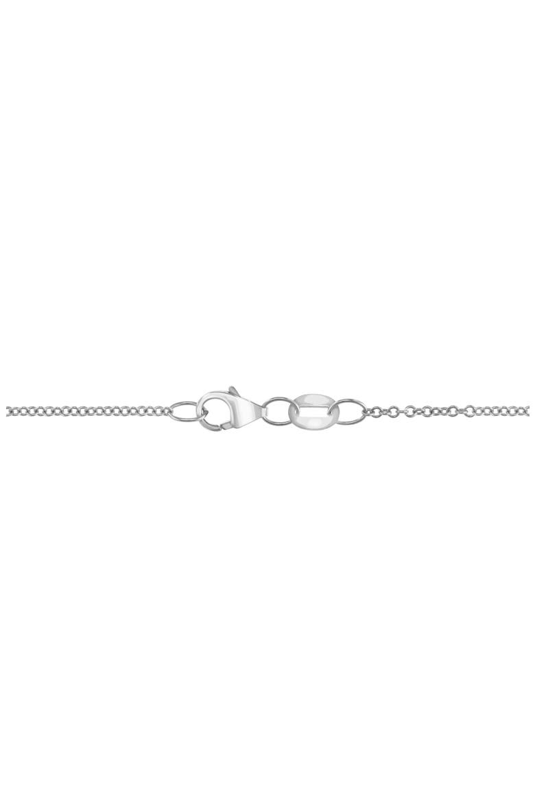 14K White Gold Diamond & London Blue Topaz Heart Pendant Necklace, Alternate, color, BLUE