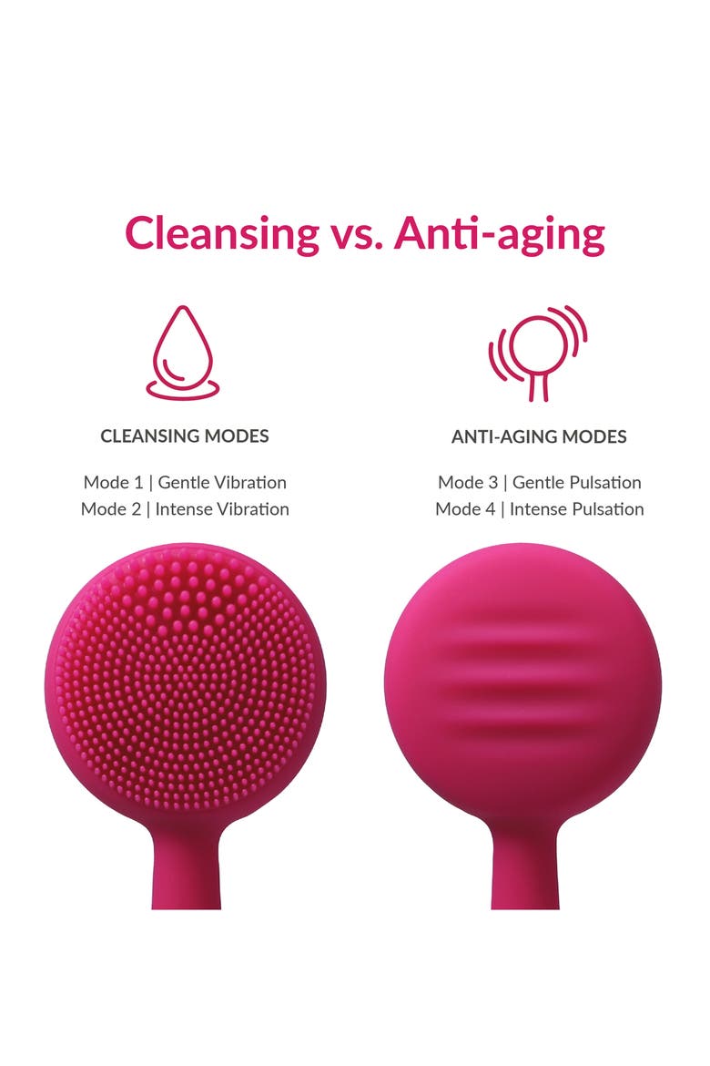 Clean Mini Orange Facial Cleansing and Firming Massage Device, Alternate, color, PINK