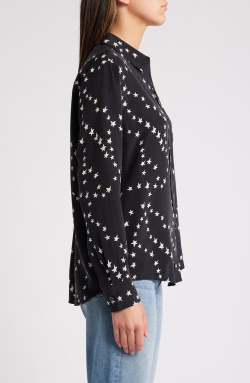 Rails Kate Star Print Button-up Shirt In Black Star Chain