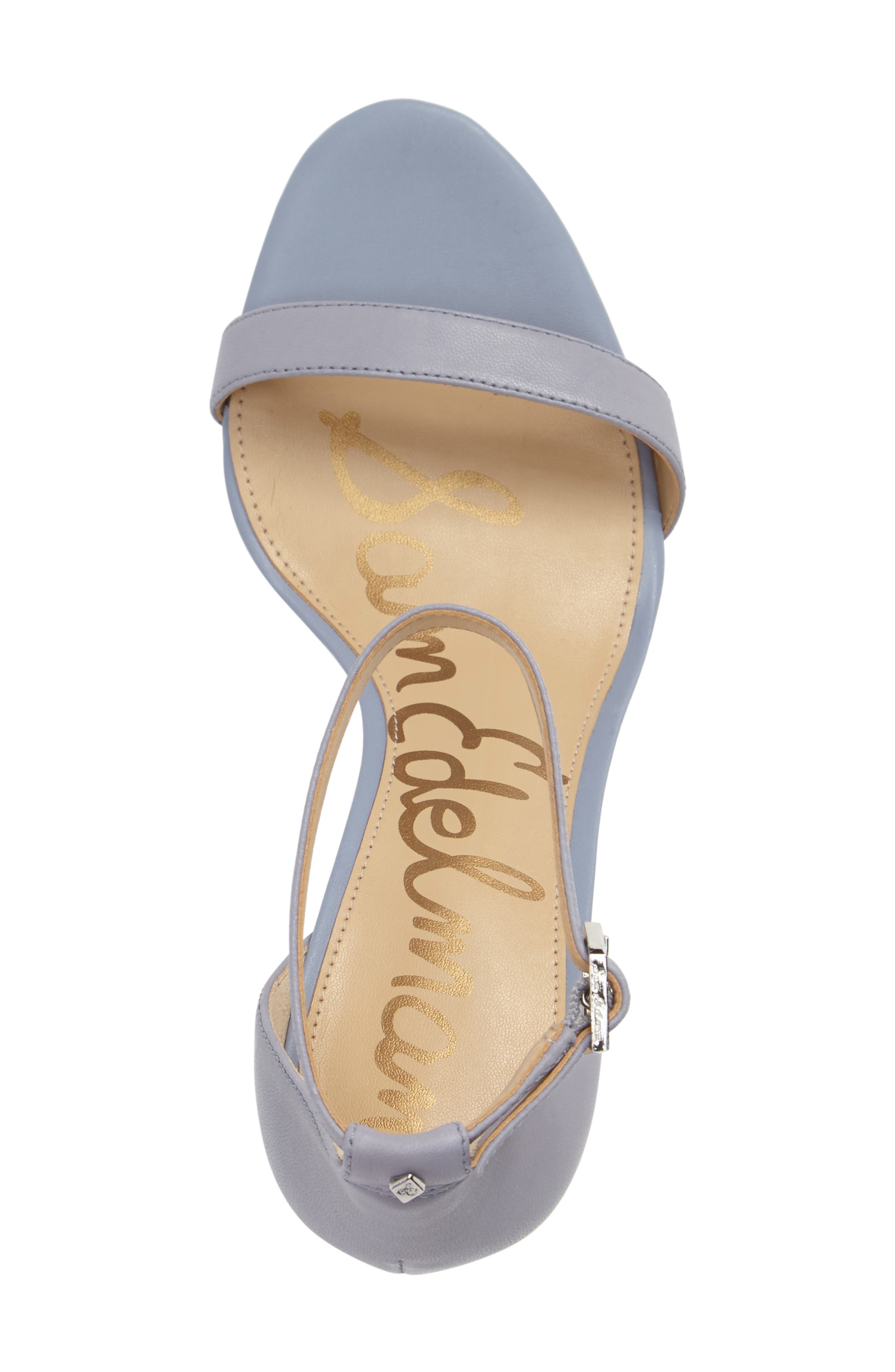 Patti Strappy Sandal, Alternate, color, DUSTY BLUE LEATHER