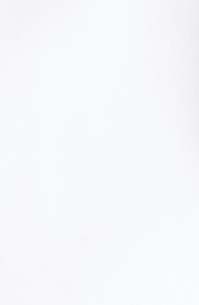 Eleventy Belted Stretch Cotton & Lyocell Halter Top, Alternate, color, 01 White