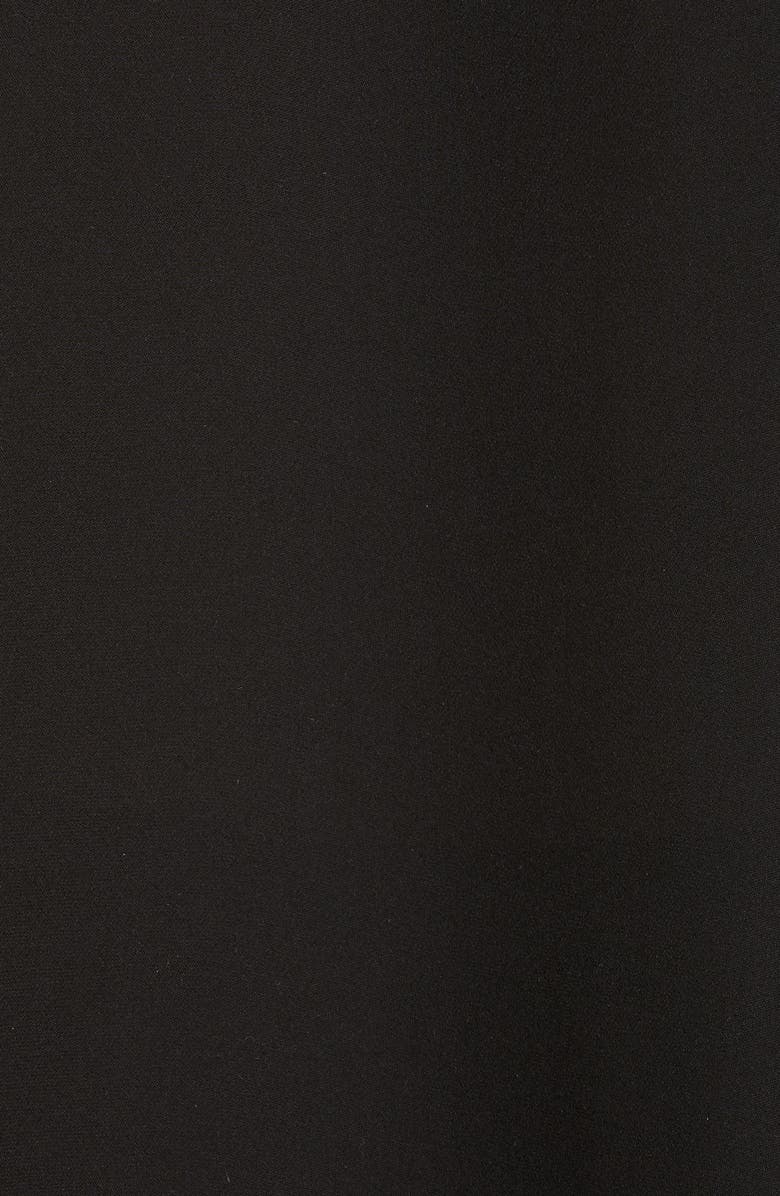 Vince Rib Trim Silk Blouse, Alternate, color, 