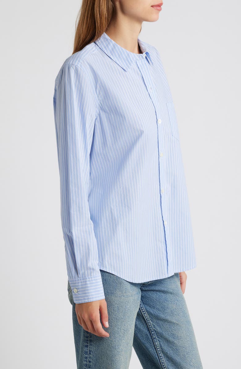 Rails Stina Stripe Shirt, Alternate, color, Oxford White Stripe