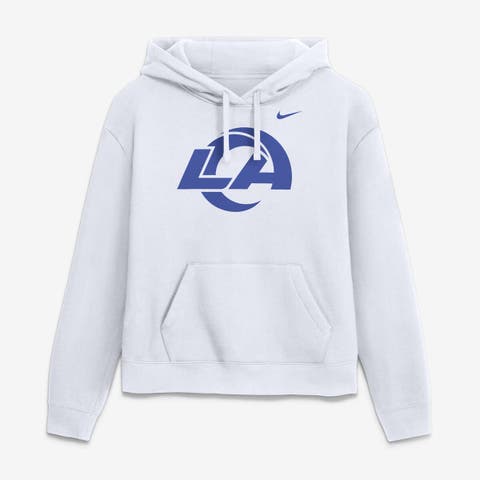 Women's Nike White Los Angeles Rams Primetime Club Hoodie