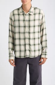 Corridor Shadow Check Button-Up Shirt
