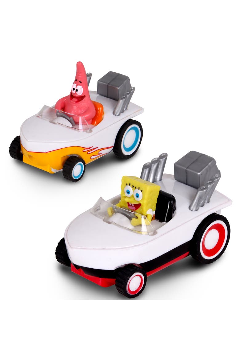 SpongeBob Squarepants Super Slot Car Race Set, Ages 6+, Alternate, color, Multicolored