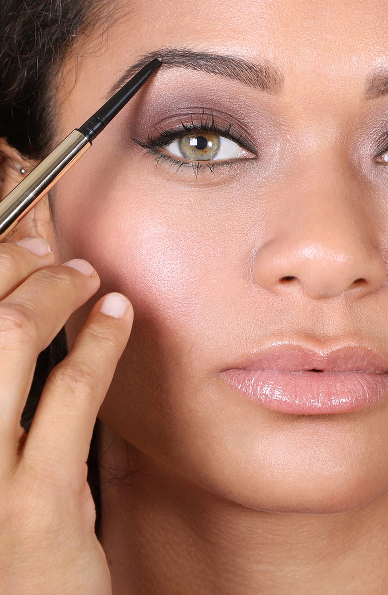 MIRENESSE All Day Micro Brow Pencil & Highlighter Crayon - Cappuccino, Alternate, color,