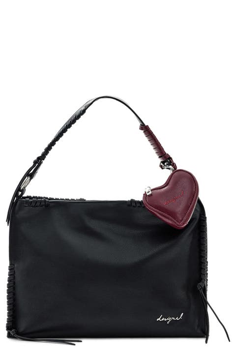Faux Leather Shoulder Bag