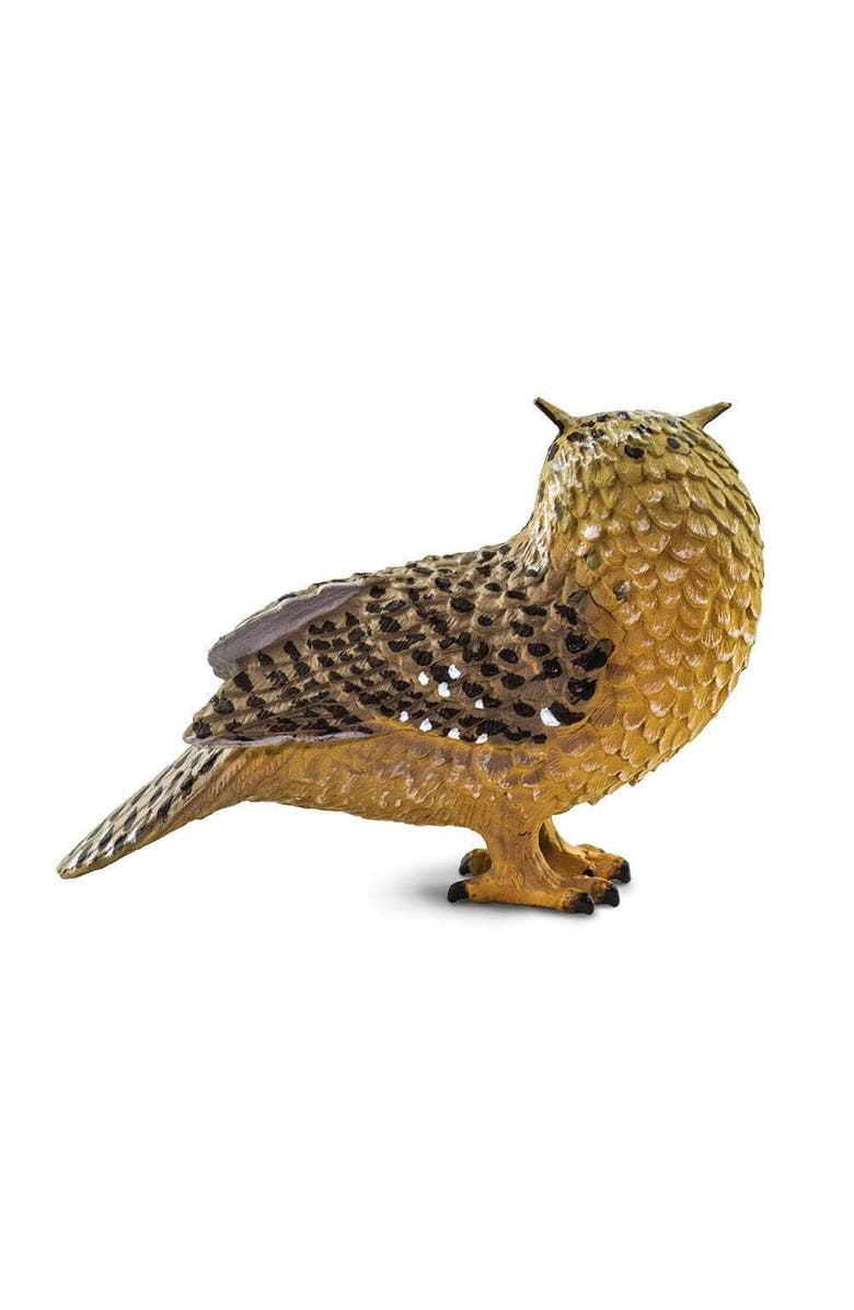 Safari Ltd. Eagle Owl Kids Toy Figure, Alternate, color, NO COLOR