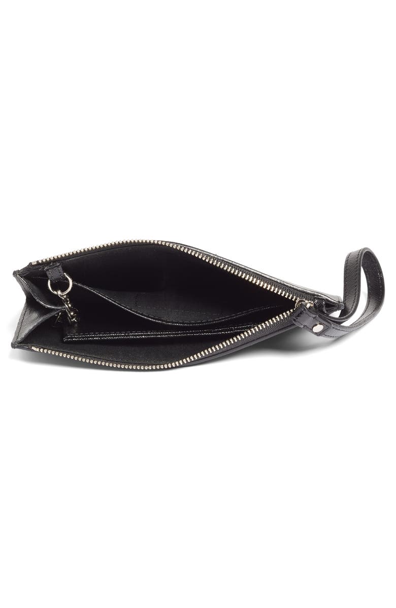 Halogen<sup>®</sup> Leather Wristlet with Pop-Out Card Case, Alternate, color, 