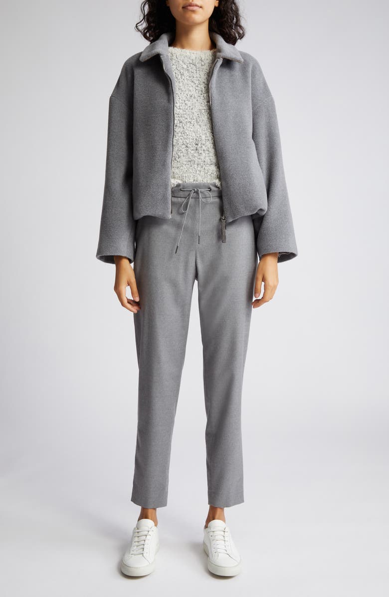 Fabiana Filippi Boxy Wool Jacket, Alternate, color,