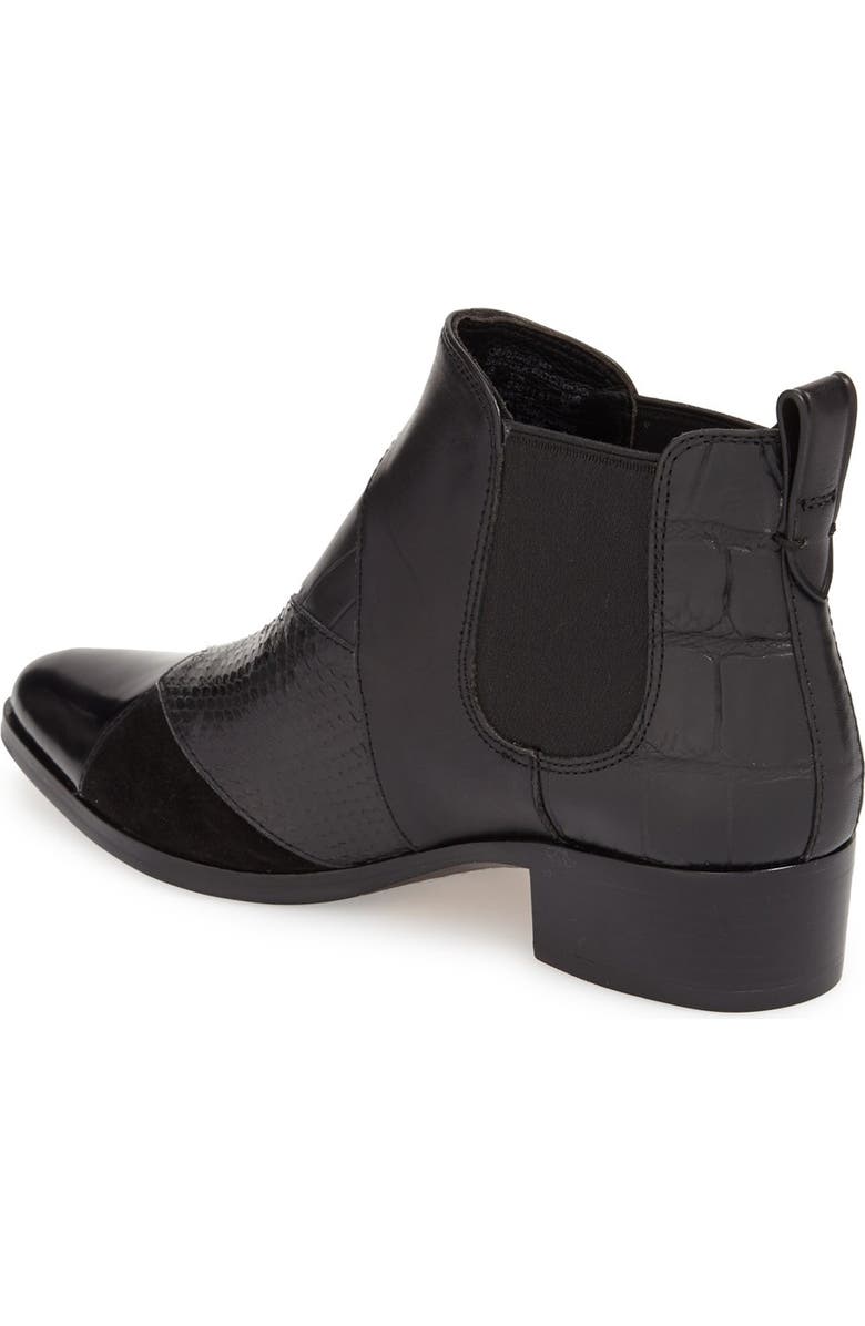 COACH 'Suffolk Patchwork' Pointy Toe Chelsea Boot, Alternate, color,