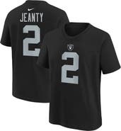 Nike Youth Nike Ashton Jeanty Black Las Vegas Raiders 2025 NFL Draft First Round Pick Name & Number T-Shirt