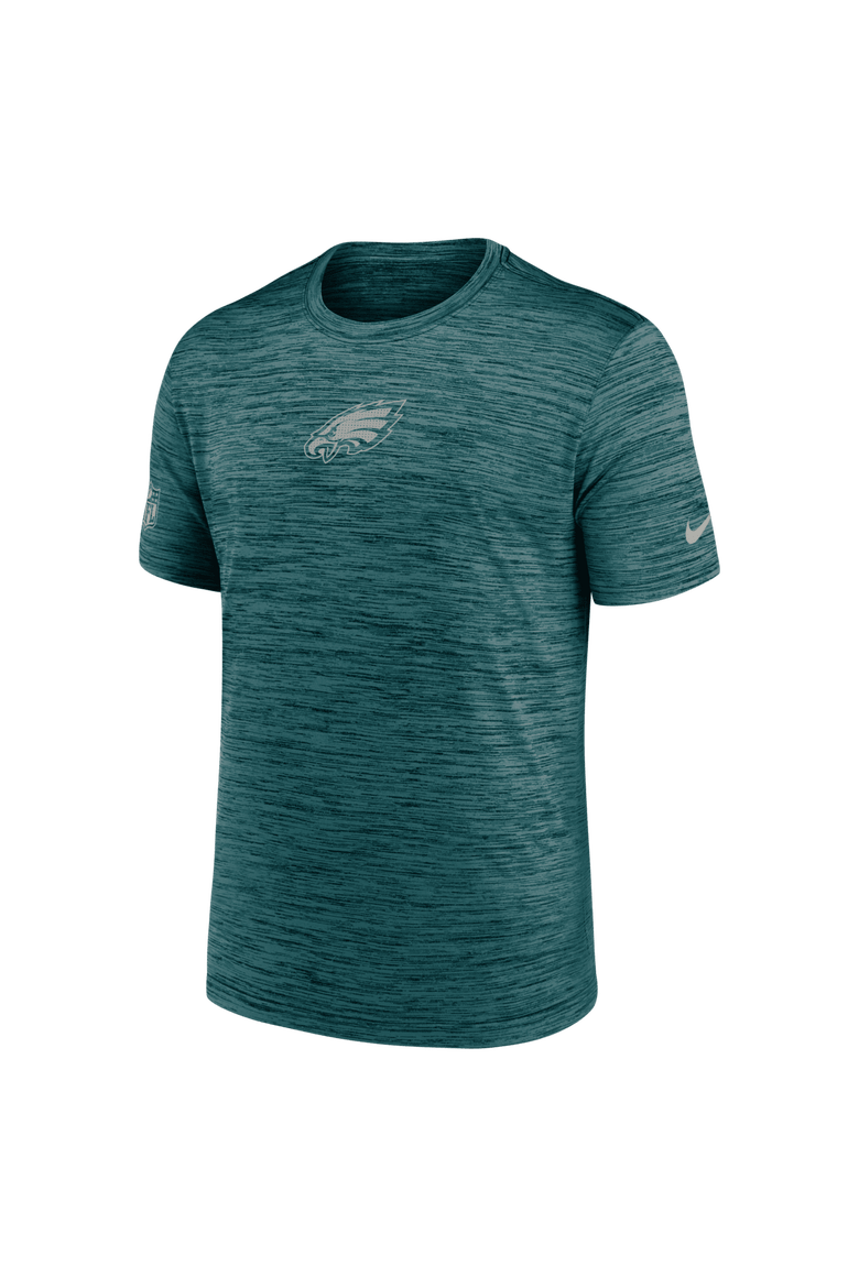 Men's Nike Midnight Green Philadelphia Eagles Big & Tall Sideline Velocity Performance T-Shirt, Alternate, color, Green